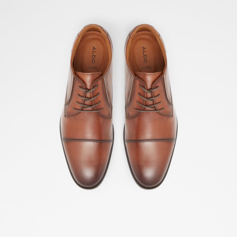 Aldo derby cipele CORTLEYFLEX LEA SMOOTH - smeđa 6