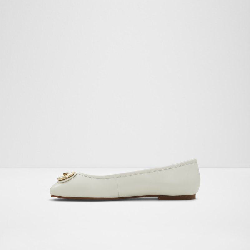 Aldo balerinke COURBE LEA SMOOTH - bijela 2