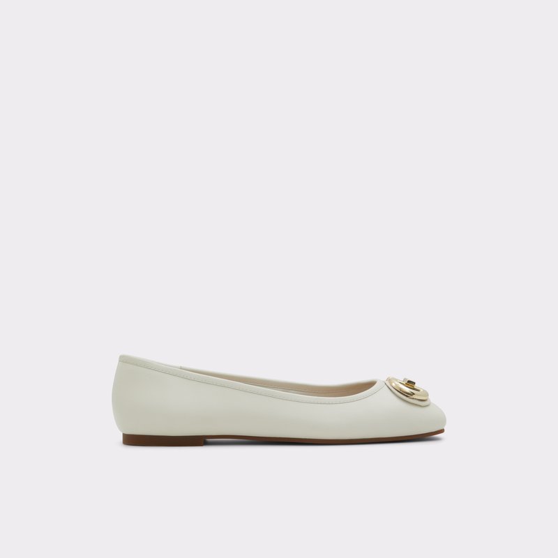 Aldo balerinke COURBE LEA SMOOTH - bijela 1