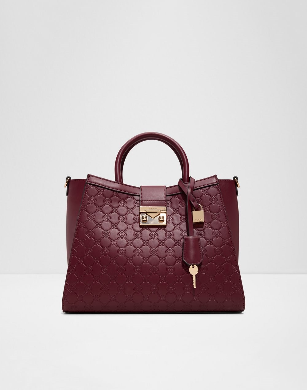 Aldo satchel torbica za nošenje na ramenu ili u ruci CRELALLY SYN MIX MAT - crvena