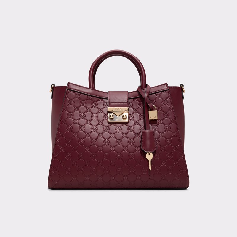 Aldo satchel torbica za nošenje na ramenu ili u ruci CRELALLY SYN MIX MAT - crvena 1