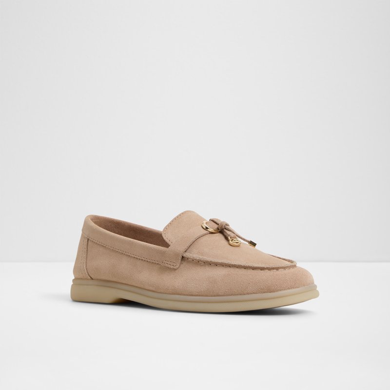 Aldo kožne mokasine CRERAS-IN LEA SUEDE - bež 3