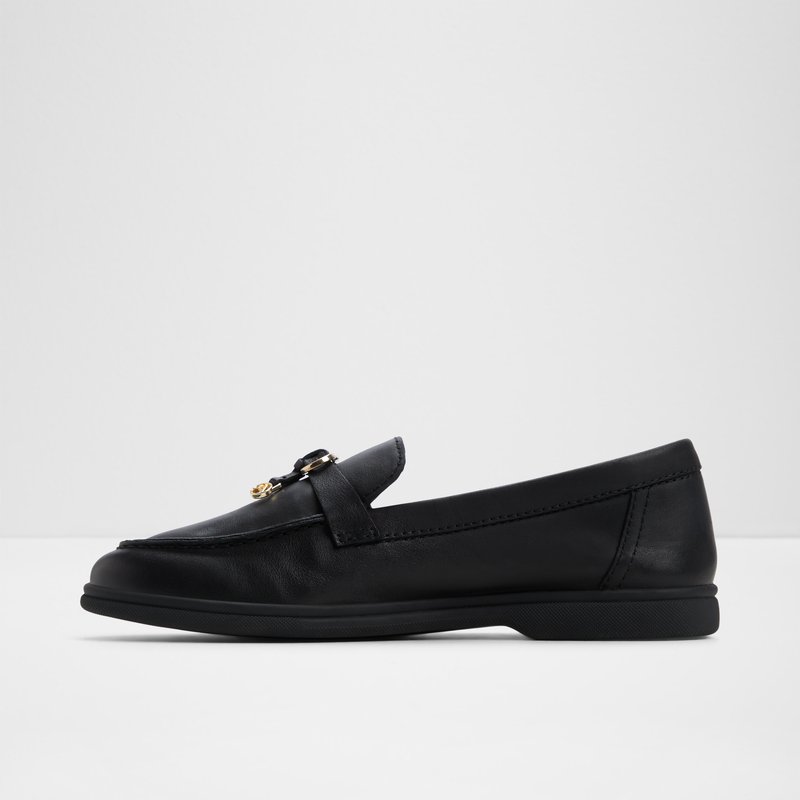 Aldo ženske kožne mokasinke CRERAS-IN LEA SMOOTH - crna 6