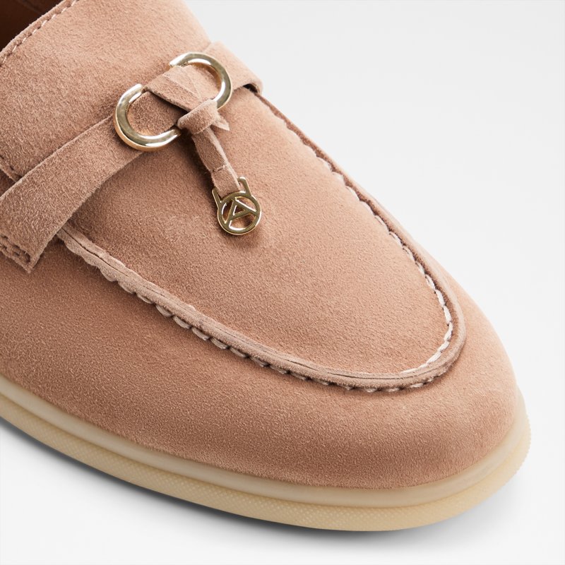 Aldo ženske kožne mokasine CRERAS-IN LEA SUEDE - smeđa 4