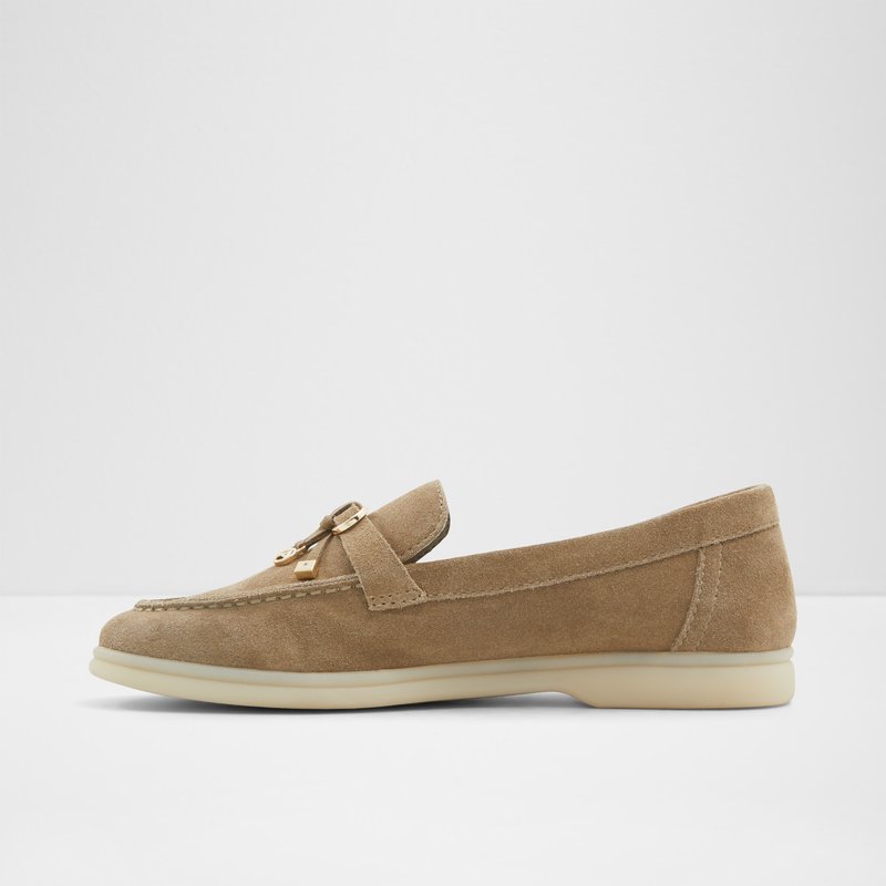 Aldo ženske kožne mokasine CRERAS-IN LEA SUEDE - zelena 6