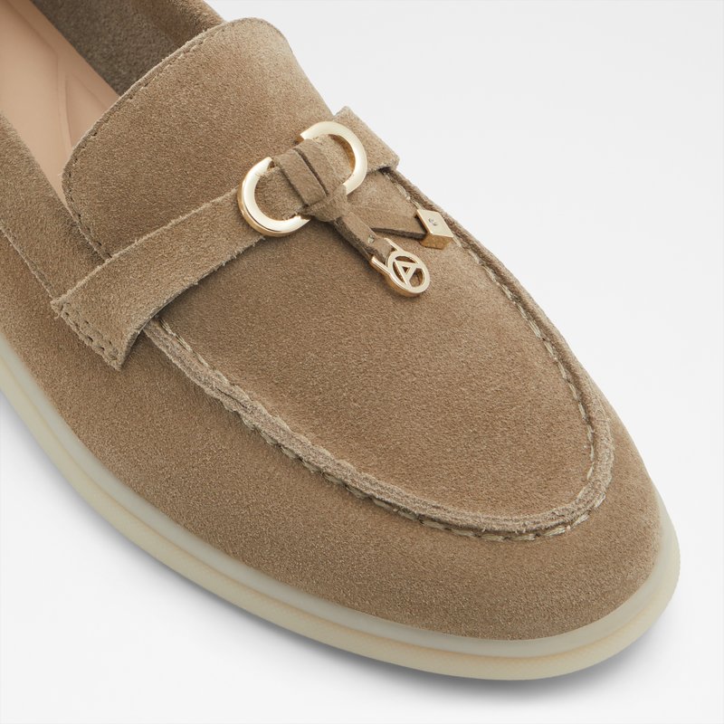 Aldo ženske kožne mokasine CRERAS-IN LEA SUEDE - zelena 4