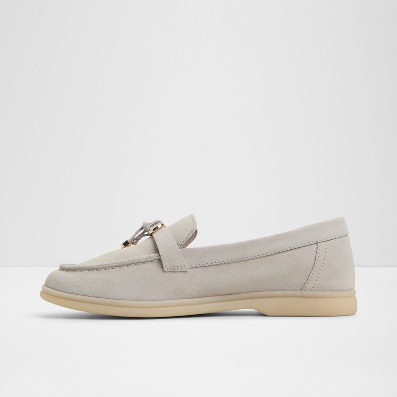 Aldo kožne mokasinke CRERAS-IN LEA SUEDE - siva 3