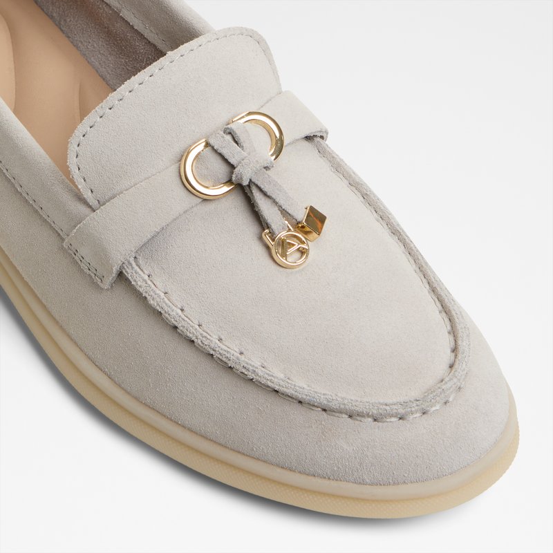 Aldo kožne mokasine CRERAS-IN LEA SUEDE - siva 5