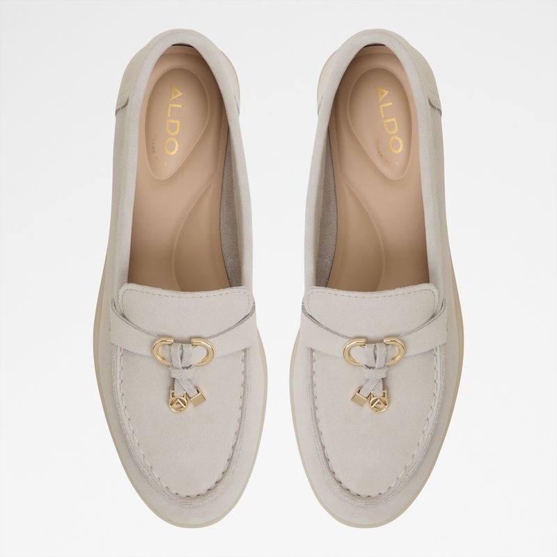 Aldo kožne mokasine CRERAS-IN LEA SUEDE - siva 6