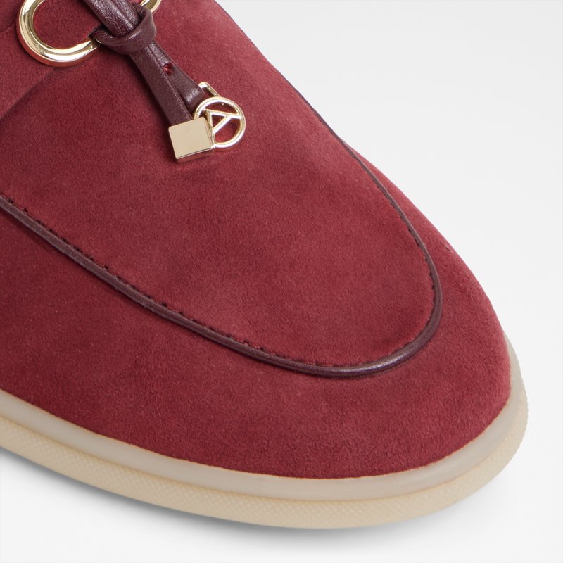 Aldo ženske kožne mokasine CRERAS-IN LEA SUEDE - crvena 4