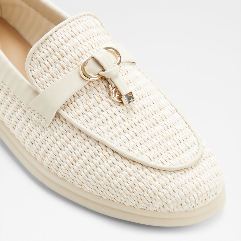 Aldo ženske mokasinke CRERAS TEX RAFFIA - bijela 4