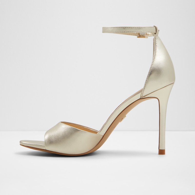 Aldo sandale na visoku petu CRERIDE LEA METALLIC - zlatna 2
