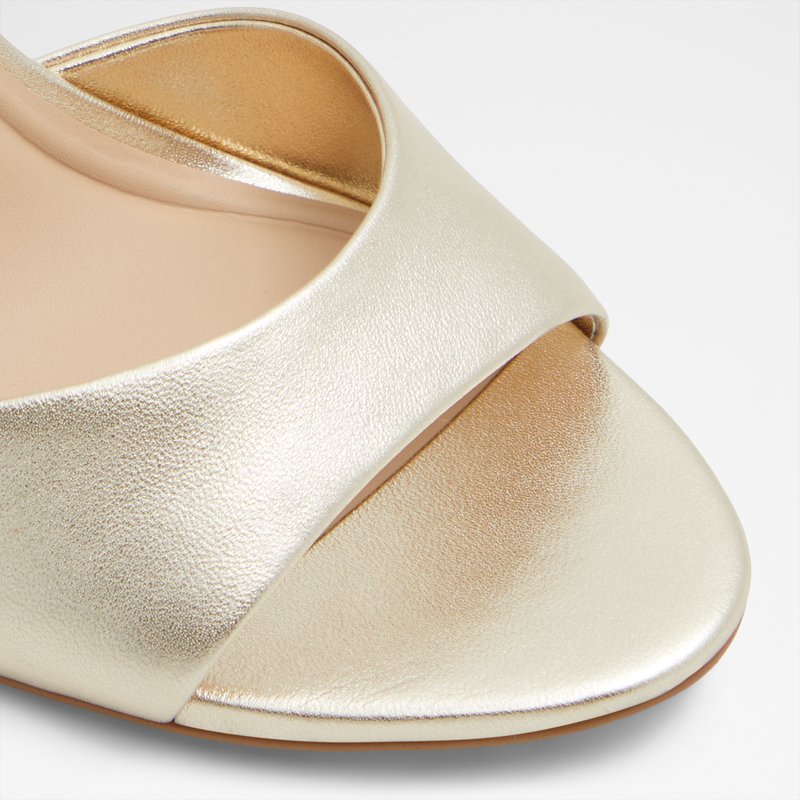 Aldo sandale na visoku petu CRERIDE LEA METALLIC - zlatna 6
