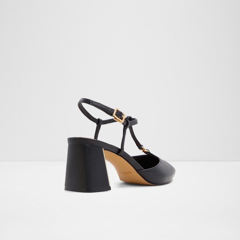 Aldo cipele na srednje visoku petu CRYLLA SYN SMOOTH - crna 2