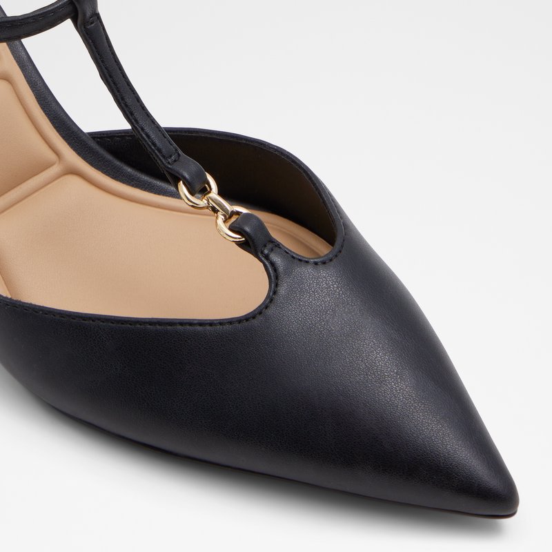 Aldo cipele na srednje visoku petu CRYLLA SYN SMOOTH - crna 5