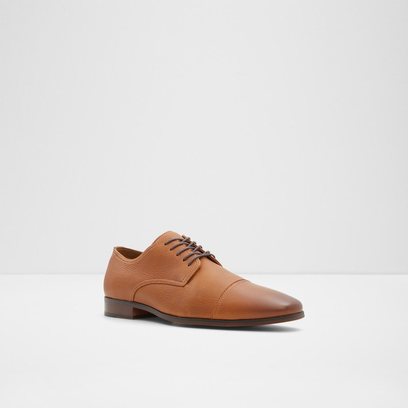 Aldo derby cipele CUCIROFLEX LEA EMBOSSED - smeđa 4