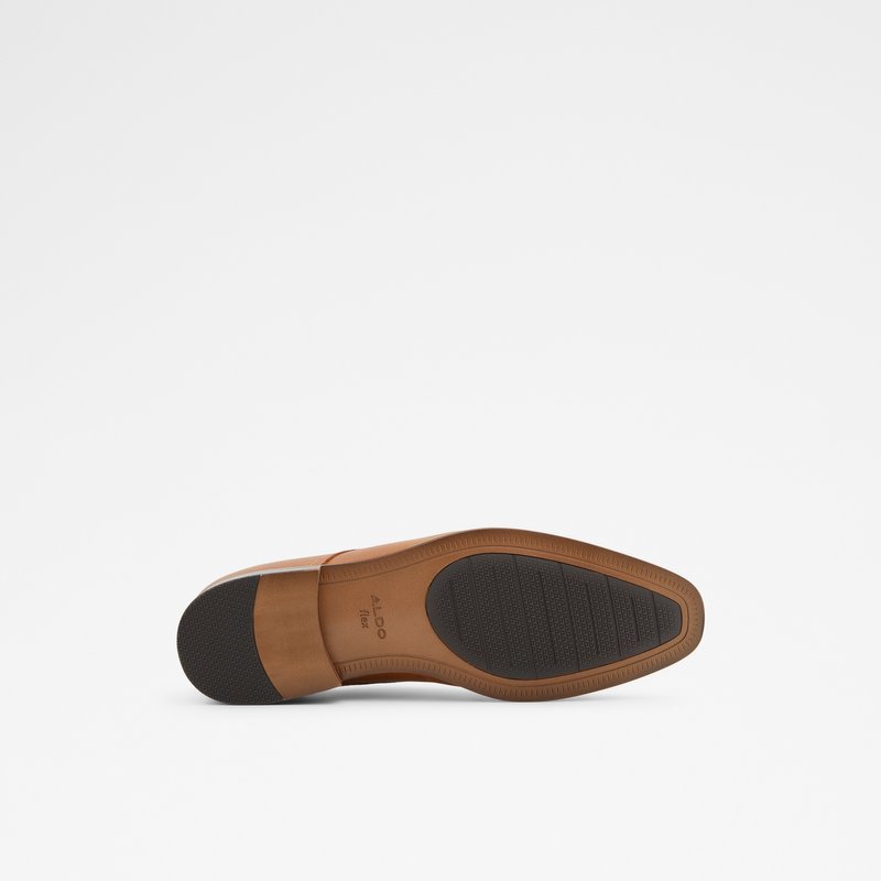 Aldo derby cipele CUCIROFLEX LEA EMBOSSED - smeđa 6