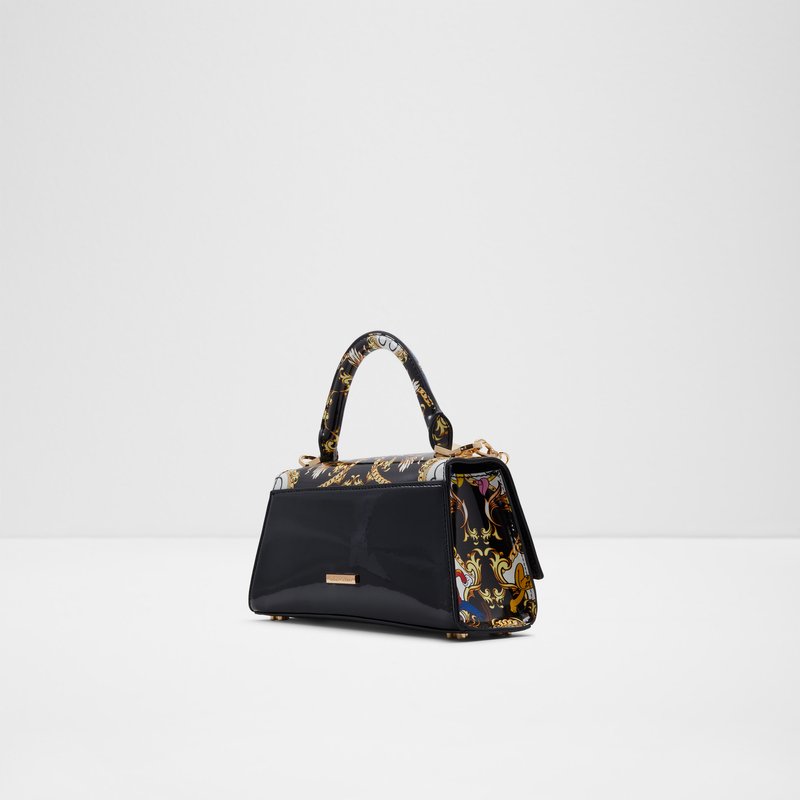 Aldo disney x aldo torbica za nošenje u ruci i preko ramena D100HANDBAG SYN PATENT - crna 2
