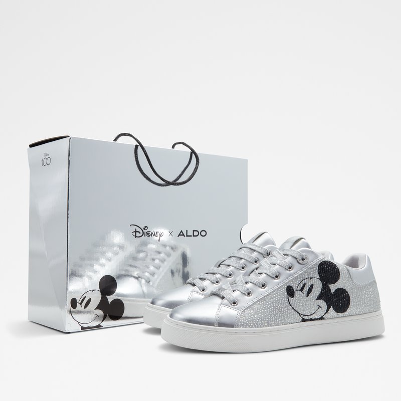 Aldo disney x aldo tenisice D100PLSNEAKR SYN METALLIC - srebrna 6