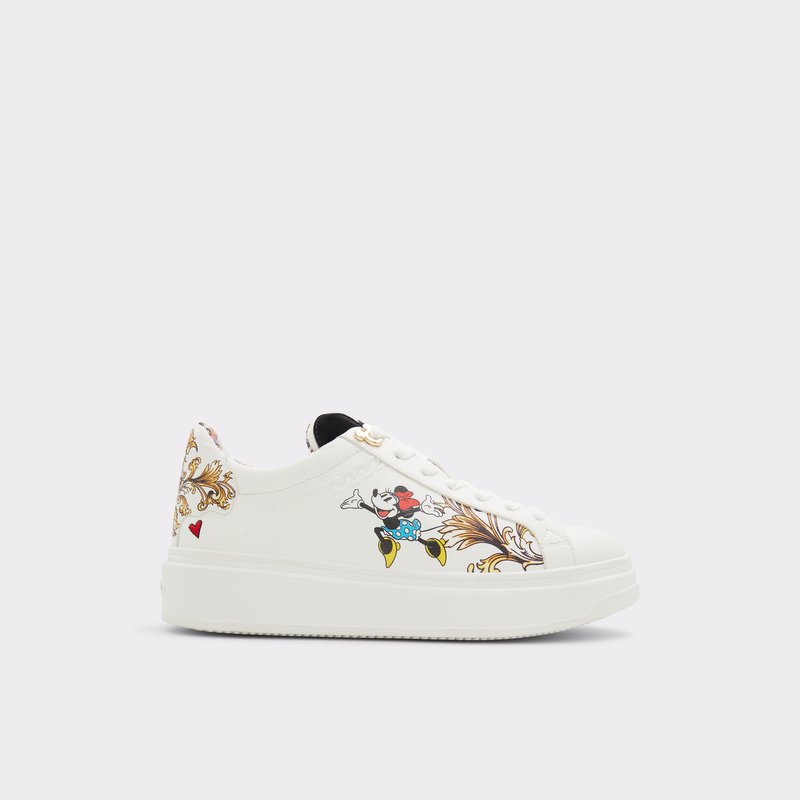 Aldo disney x aldo tenisice D100SNEAKER SYN PRINT - bijela 2