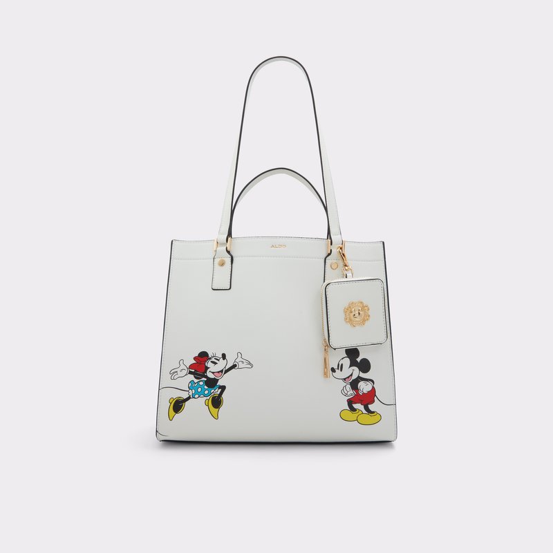 Aldo disney x aldo torba za nošenje na ramenu i u ruci D100TOTEBAG SYN SMOOTH - bijela