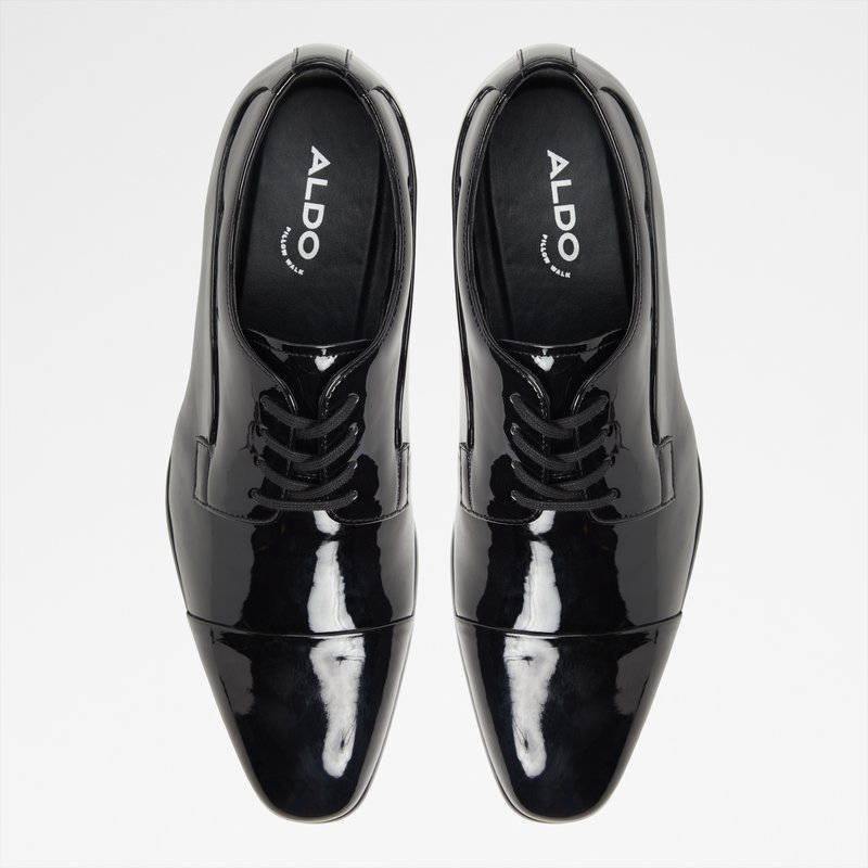 Aldo derby cipele DANIELLS SYN PATENT - crna 5