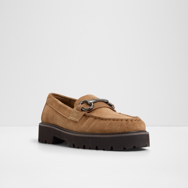 Aldo ženske kožne mokasine DANROSE LEA SUEDE - smeđa 3