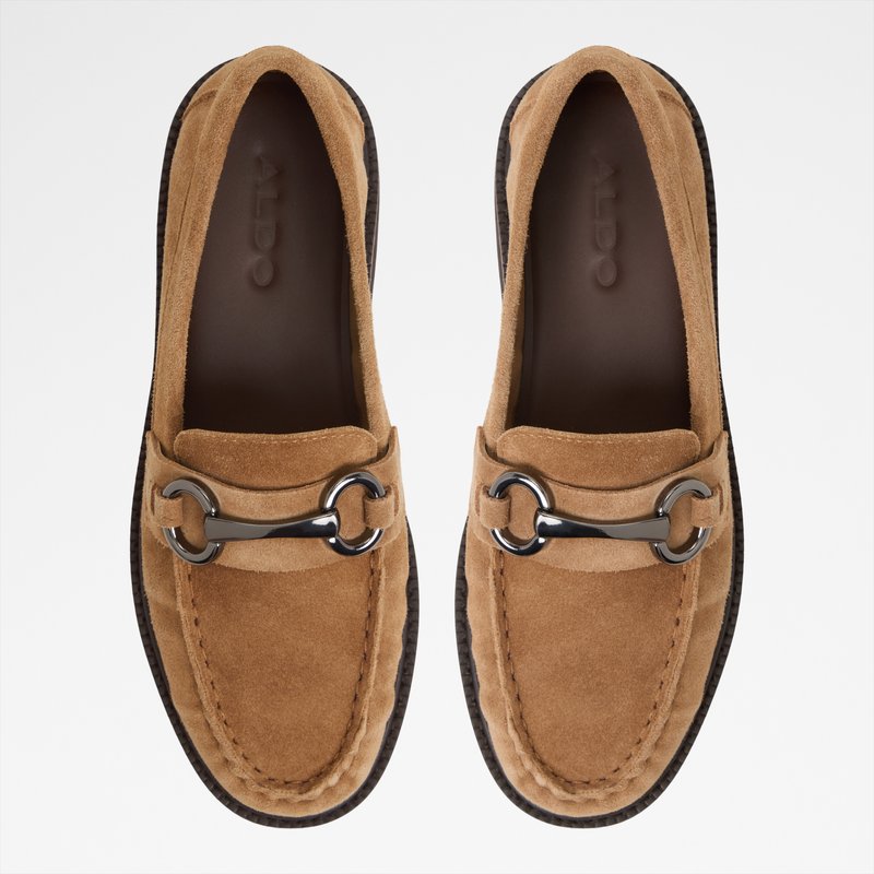 Aldo ženske kožne mokasine DANROSE LEA SUEDE - smeđa 5