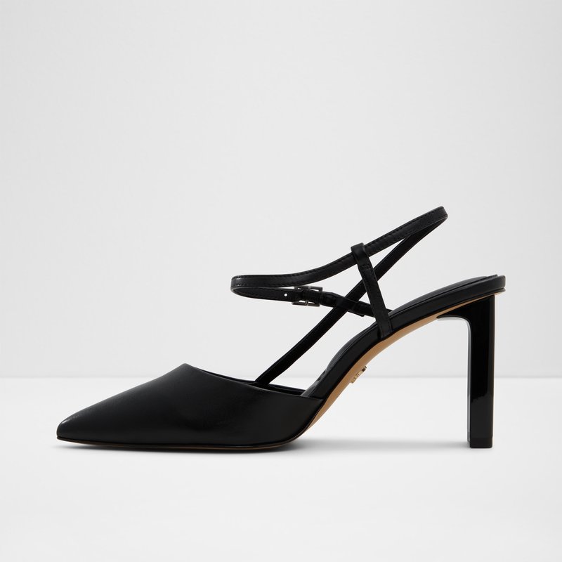 Aldo cipele na visoku petu DARABRIVER LEA SMOOTH - crna 2