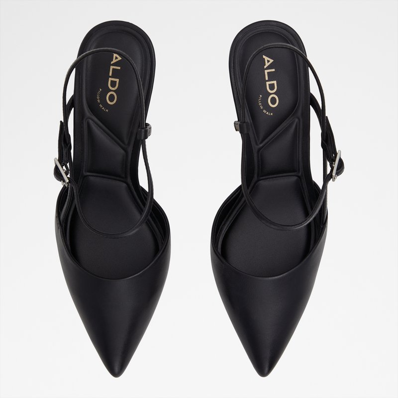 Aldo cipele na visoku petu DARABRIVER LEA SMOOTH - crna 5