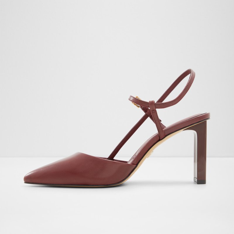 Aldo cipele na visoku petu DARABRIVER LEA SMOOTH - crvena 2
