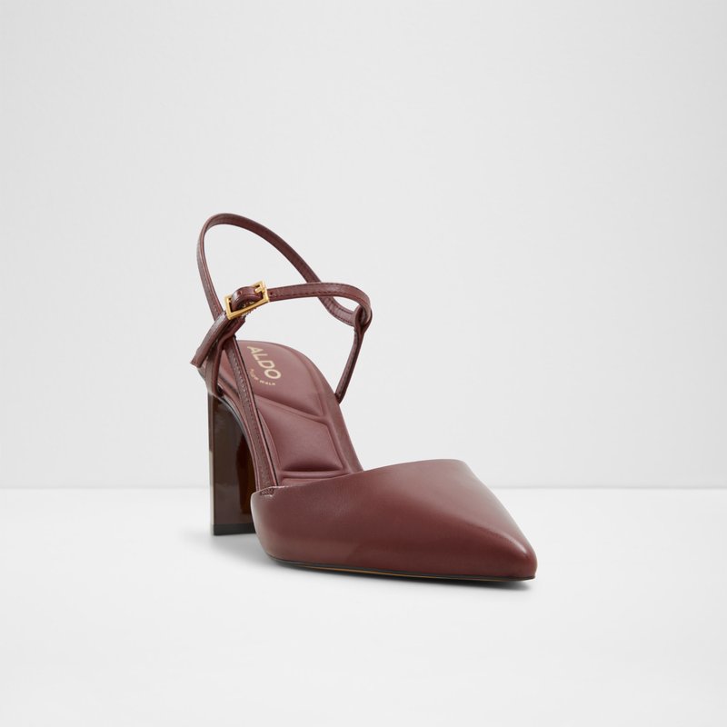Aldo cipele na visoku petu DARABRIVER LEA SMOOTH - crvena 3