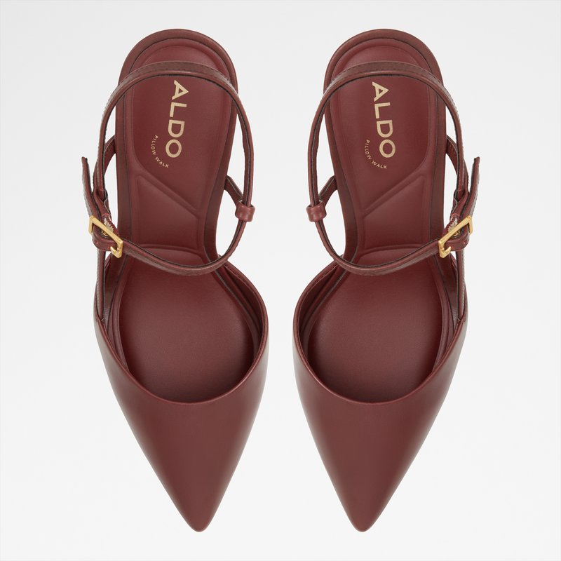 Aldo cipele na visoku petu DARABRIVER LEA SMOOTH - crvena 6
