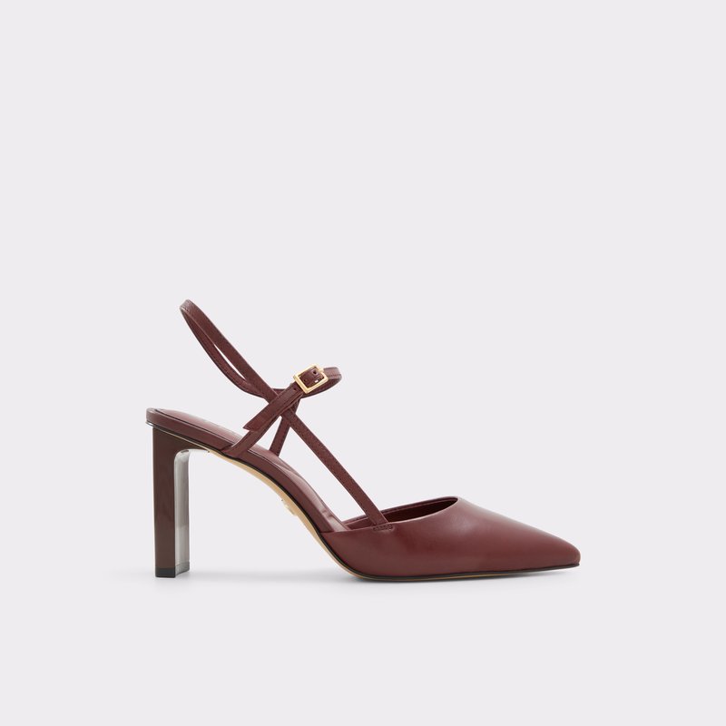 Aldo cipele na visoku petu DARABRIVER LEA SMOOTH - crvena 1