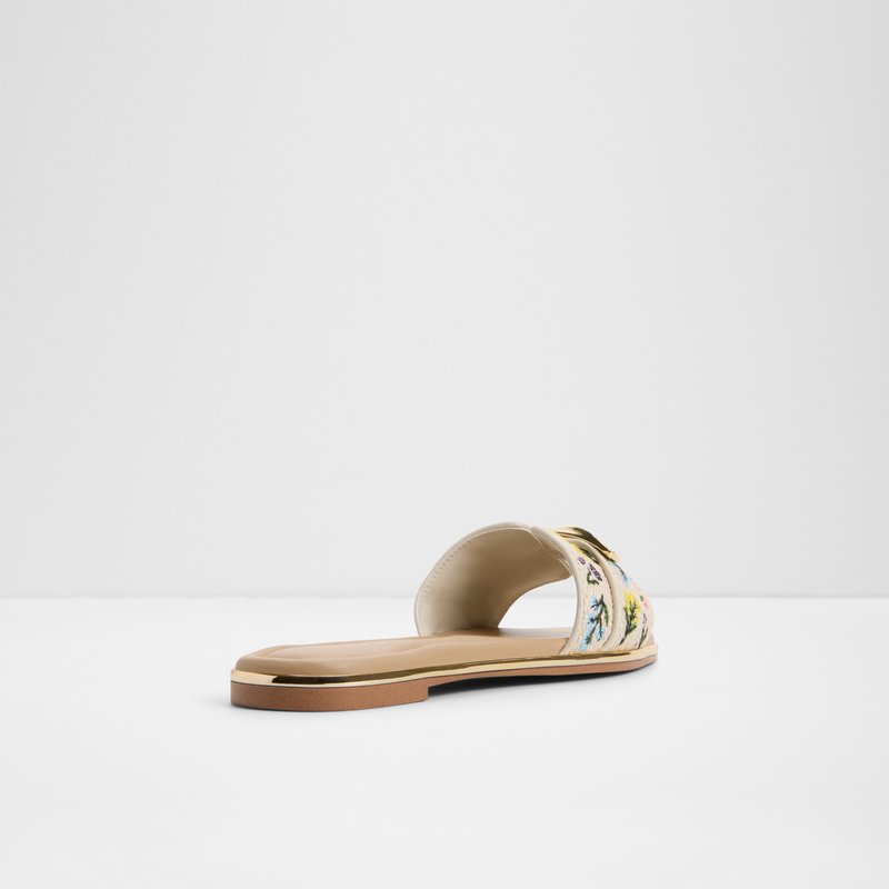 Aldo ravne natikače DARLINA TEX RAFFIA - multicolor 2