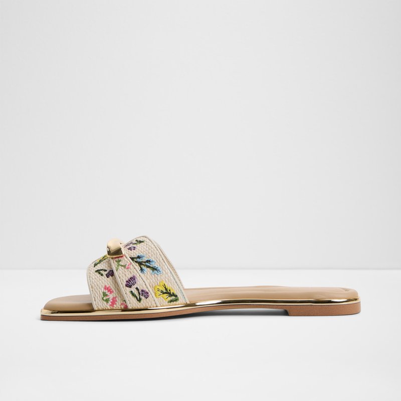 Aldo ravne natikače DARLINA TEX RAFFIA - multicolor 6