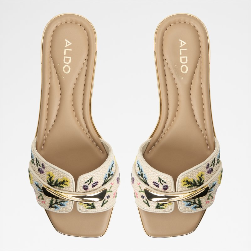 Aldo ravne natikače DARLINA TEX RAFFIA - multicolor 5