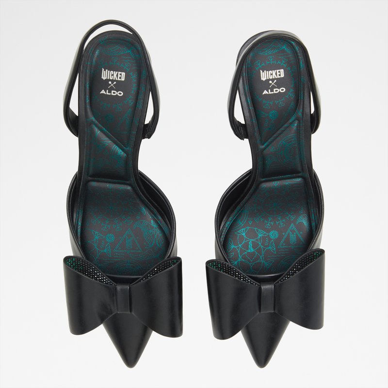 Aldo wicked x aldo cipele na srednje visoku petu DEFY SYN METALLIC - crna 7