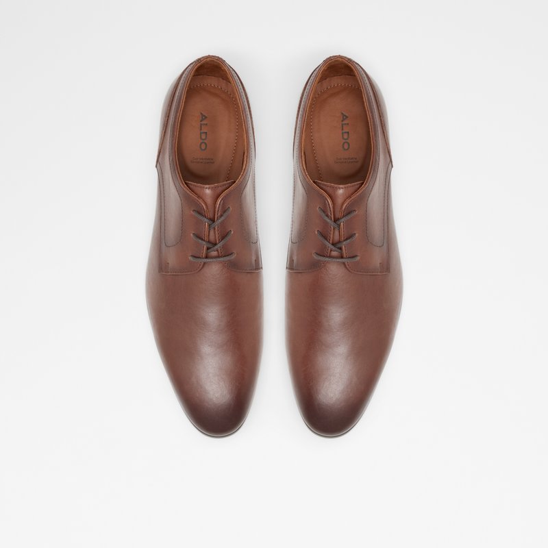 Aldo oxford cipele DELFORDFLEX LEA SMOOTH - smeđa 6