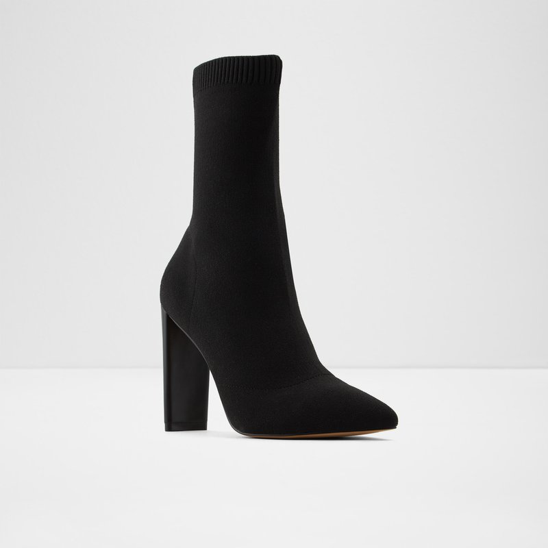 Aldo visoka peta DELUDITH TEX KNIT - crna 4