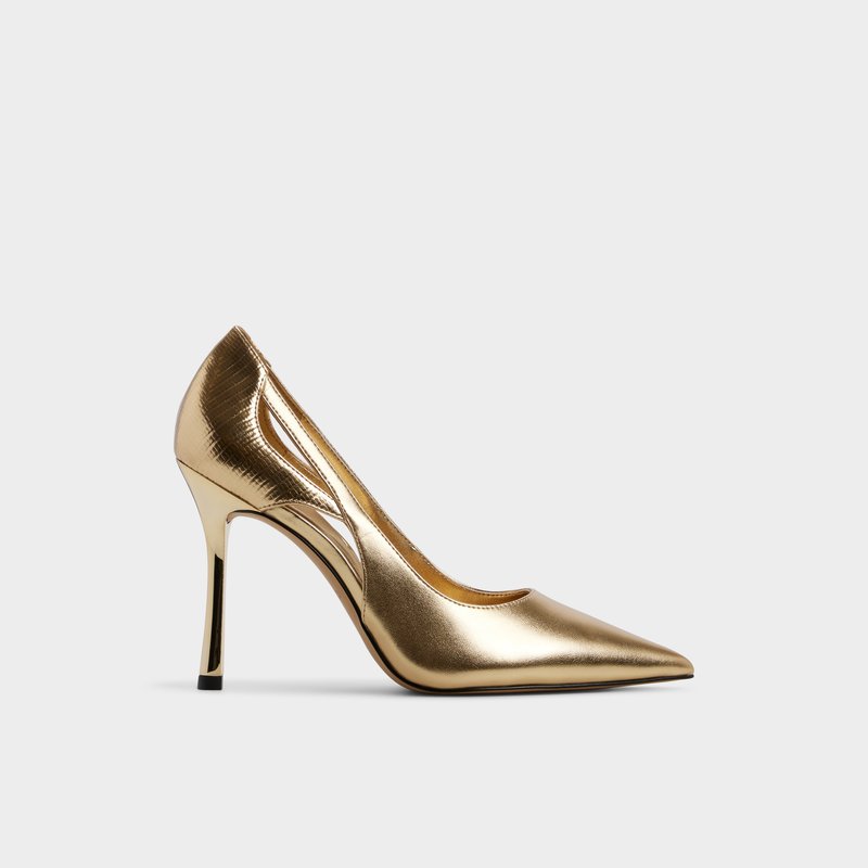 Aldo salonke DELUNA SYN EMB LIZARD - zlatna 1