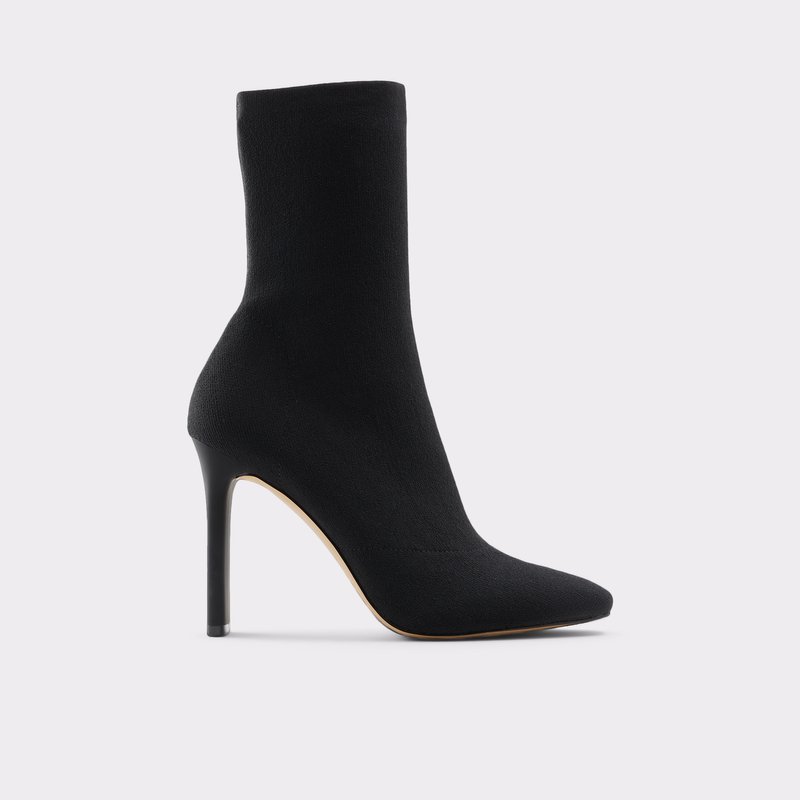 Aldo gležnjače na petu DELYLAH TEX KNIT - crna 1
