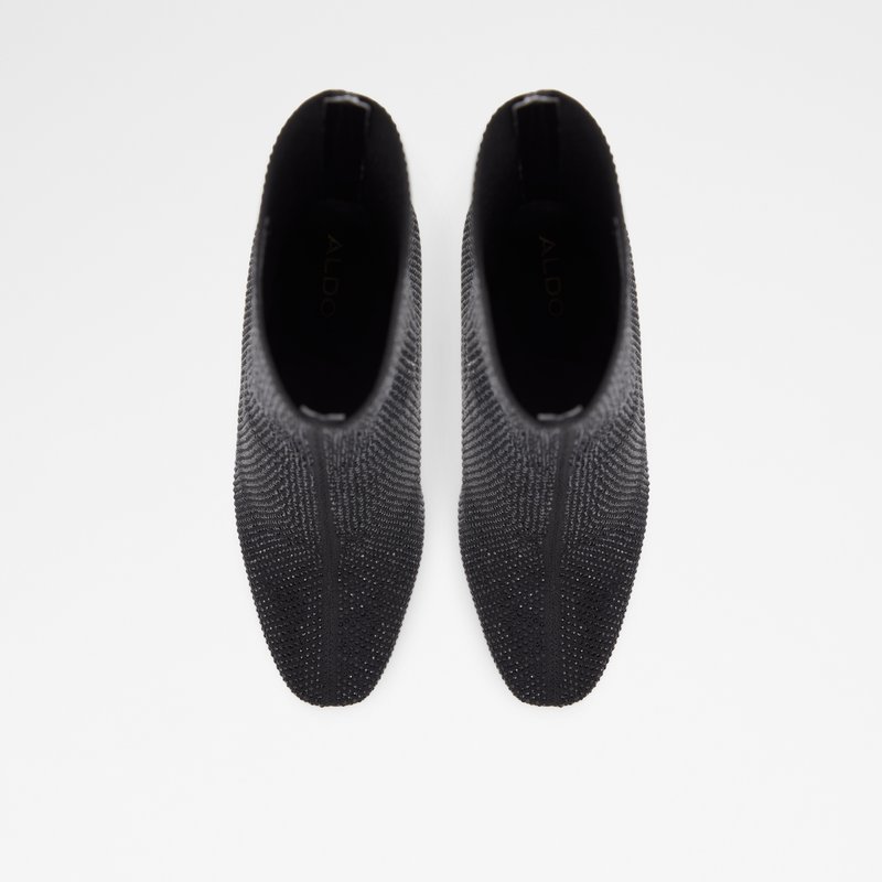 Aldo gležnjače na petu DELYLAH TEX MIX MAT - crna 5