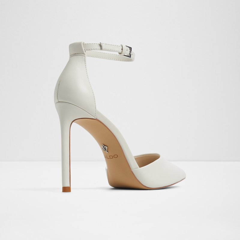 Aldo cipele na visoku petu DERPERLA LEA SMOOTH - bijela 6