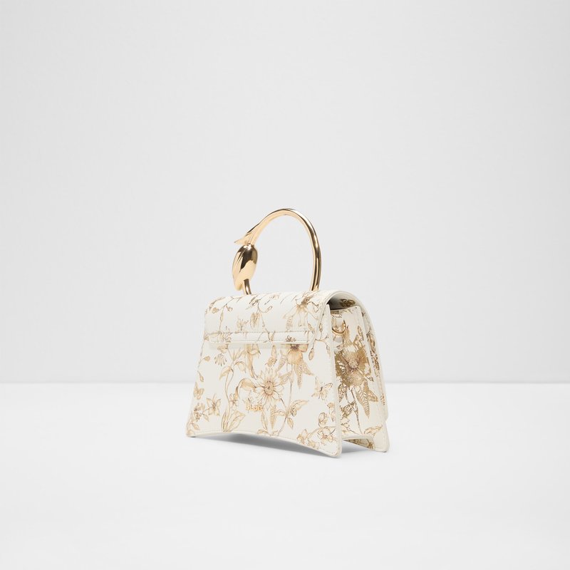 Aldo satchel torbica za nošenje u ruci ili na ramenu DESERTROSE SYN MIX MAT - zlatna 2