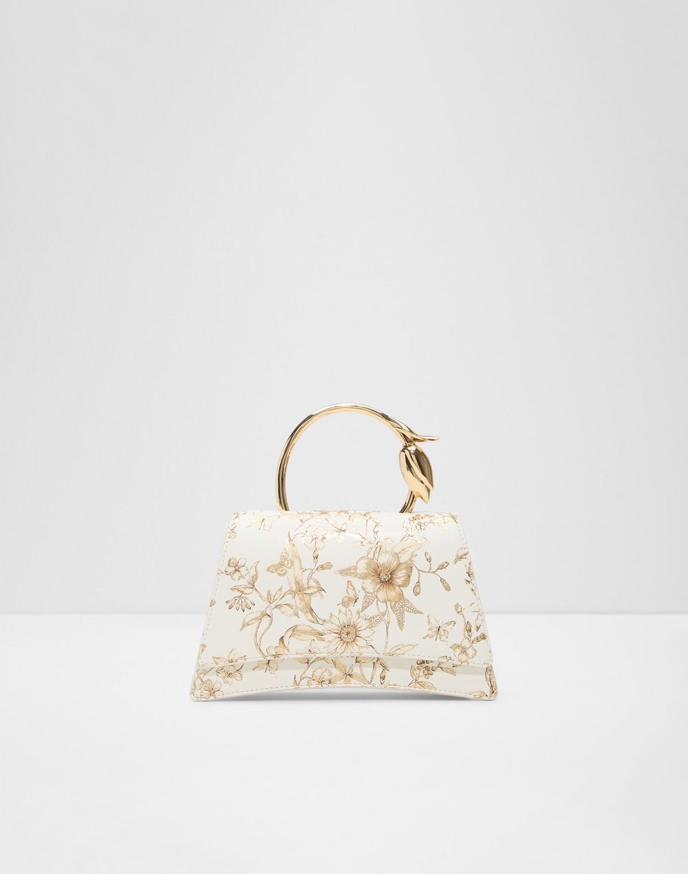 Aldo satchel torbica za nošenje u ruci ili na ramenu DESERTROSE SYN MIX MAT - zlatna