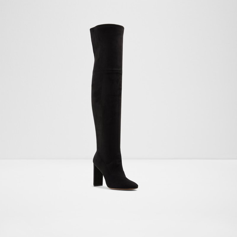 Aldo čizme preko koljena DESSA-F TEX MICROFIBRE - crna 5