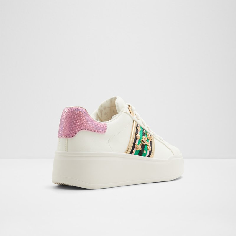 Aldo wicked x aldo tenisice DESTINEDTOFLY SYN SMOOTH - bijela 2