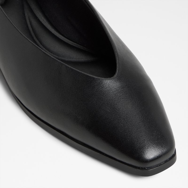 Aldo kožne balerinke DEVERETERIEL LEA SMOOTH - crna 5