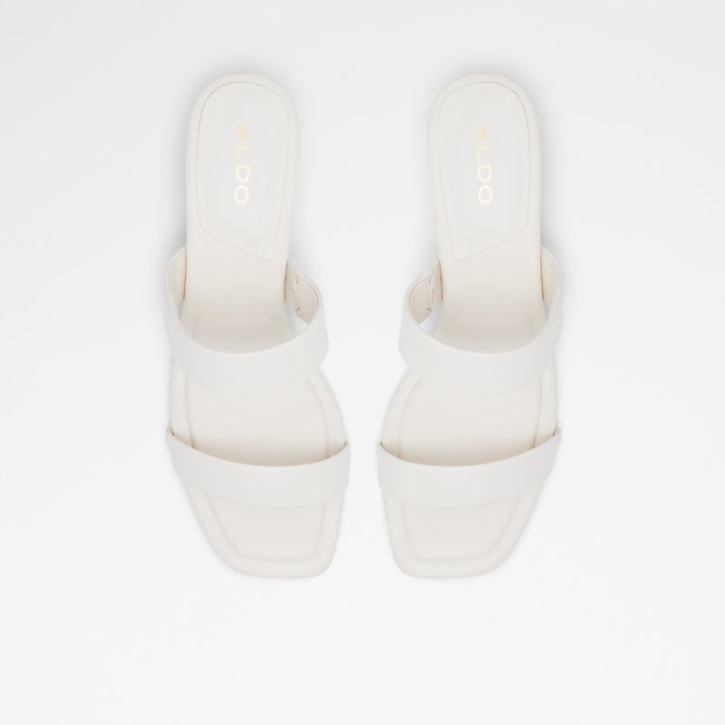 Aldo sandale na petu DIAMINA SYN SMOOTH - bijela 5